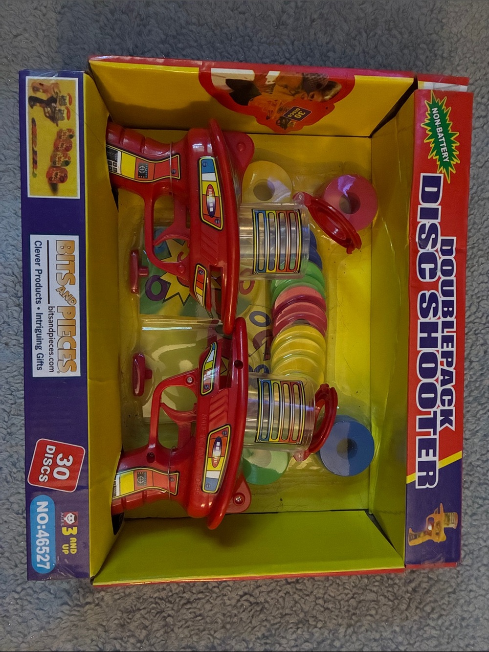 Double Pack Disc Shooter Kids Toy - Red